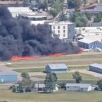 abdde sert inis yapan ucak pistteki ucaklara carpti tssmIkXf