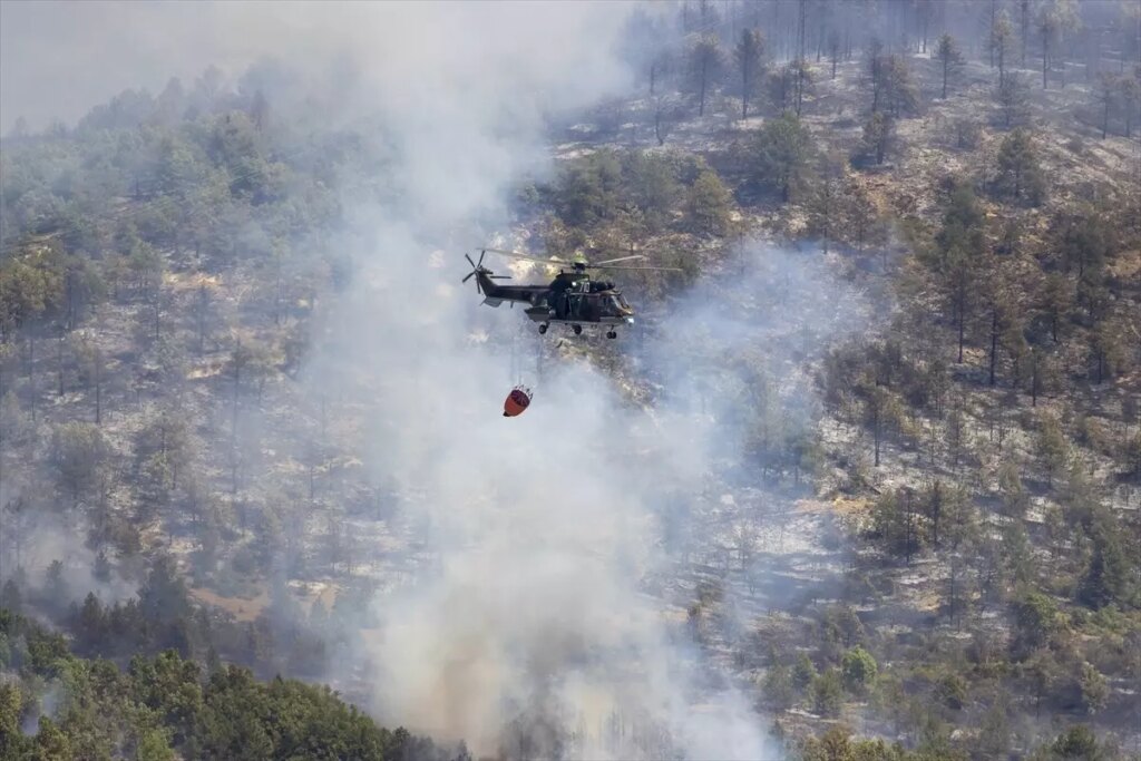 sakar daginda yanginla mucadele devam ediyor LnKmw1fr