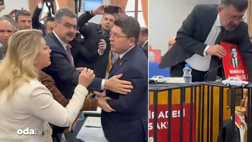 Bütçe görüşmelerine damga vurdu… Meclis’te gergin anlar… ‘Şov yapmayın’… Demir parmaklık getirildi